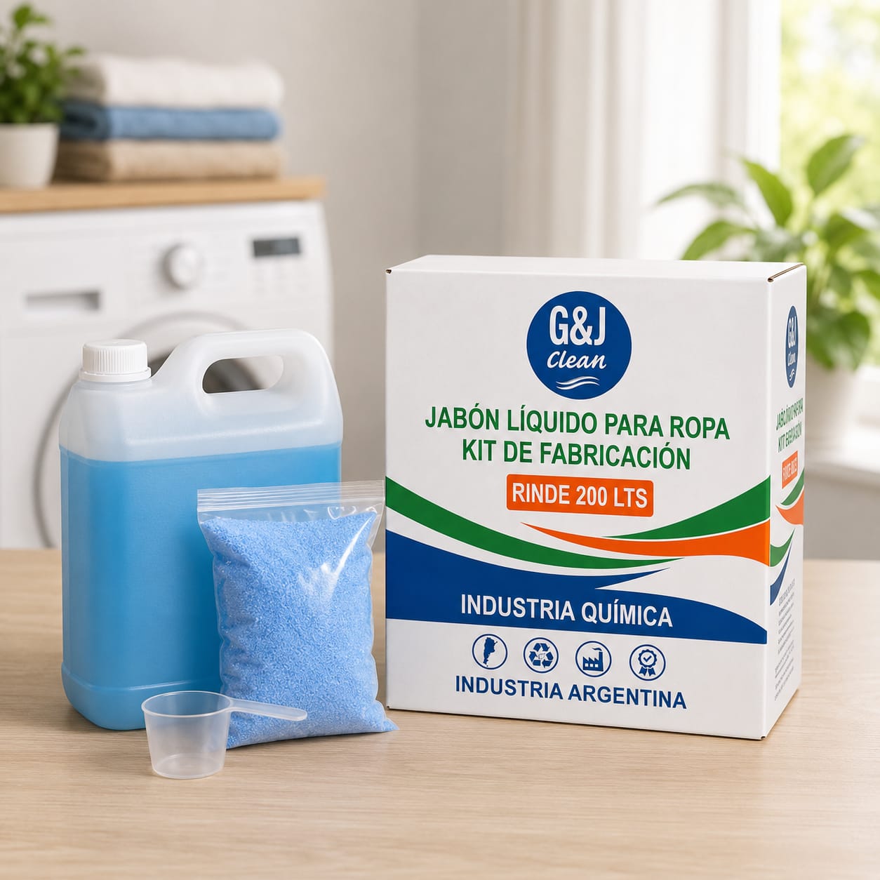 Jabon liquido para ropa Kit de fabricacion.