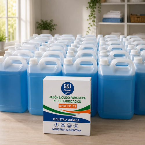Jabon liquido para ropa Kit de fabricacion.
